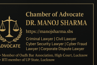 Best Criminal lawyer in Lucknow - Dr.Manoj Sharma