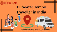 Book 12-Seater Luxury Tempo Traveller in India – Best Deals