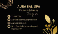 Aura Bali Spa|Spa in madurai|Bali spa in madurai|Massage spa in madurai|Massage centre in madurai