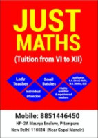 Best Maths Tuition in Pitampura for Classes VI to XII