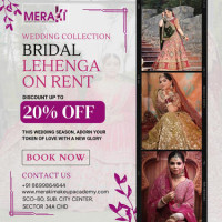 Best Bridal Lehenga on Rent in Chandigarh | Kavita Makeover Makeup Studio