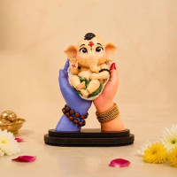 Beautifully crafted Ganpati Murti, designed to bring positivity, peace, prosperity.