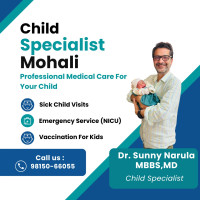 Dr.Sunny Narula | Best Pediatrician in Mohali | Child Specialist in Chandigarh