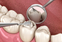 Tooth colored Dental Filling Ulwe