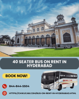 40 Seater Bus on Rent in Hyderabad – Comfortable & Affordable Travel with Chiku Cab