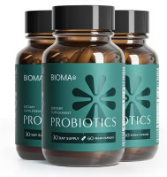 Bioma Probiotics Supplement – Daily Digestive Health Support!