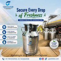 Aluminium Milk Cans Manufacturer for Your dairy business