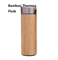 Bamboo Thermos Flask