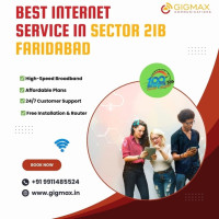 Best WiFi Connection in Sector 21B Faridabad – Gigmax High Speed Internet