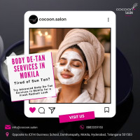 Body De-Tan Services in Mokila | 8883339150 | Cocoon Salon