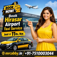 Book Online Hirasar Airport Taxi Service at Just ₹11/km