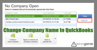 Quickbooks desktop change company address