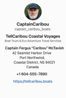 TellCaribou Coastal Voyages – Explore Canada’s Wild Waters with Captain Caribou