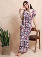 Soft and Stylish Pure Cotton Batik Print Nighties for Women