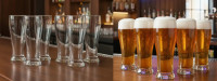 Transparent Beer Glass Set of 6 (460ml) – Premium Lead-Free Drinkware