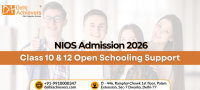 NIOS Admission 2026 for Class 10 & 12 – Complete Open Schooling Support by Delhi Achievers