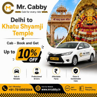 Book Affordable Delhi to Khatu Shyam Cab From MrCabby