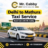 Book Delhi to Mathura Cab & Taxi with Mr.Cabby