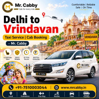 Book Delhi to Vrindavan Taxi Service with Mr. Cabby