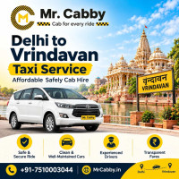 Delhi to Vrindavan Taxi & Cab Booking with Mr. Cabby