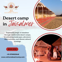 Premium Desert Camp in Jaisalmer for Family Vacations