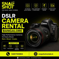 Dslr Camera Rental Bangalore | Snap Shot