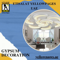 List of Gypsum Decoration Work & Services in UAE