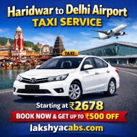 LakshyaCabs – Affordable Haridwar to Delhi Airport Taxi Service