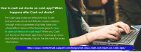 How to cash out stocks on cash app? When happens after Cash out stocks?