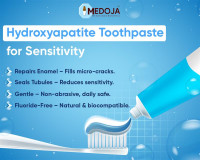 Hydroxyapatite toothpaste for sensitivity