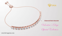 Diamond Bolo Bracelet | Hirvagems