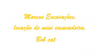 Marcos Escavações | Locação de mini escavadeira, Bob cat
