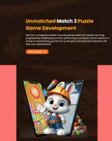 Custom Match 3 Puzzle Game Development with Stunning Visuals and Addictive Gameplay