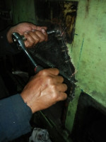 Cylinder Liner Crack Repair by Metal Stitching
