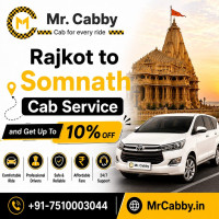 Rajkot to Somnath Cab Service for Comfortable & Safe Travel