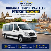 Premium Urbania Tempo Traveller on Rent in Vadodara – Book MrCabby Today