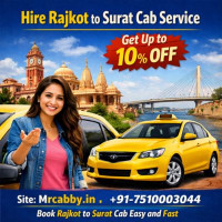 Hire Rajkot to Surat Taxi Service – One Way & Round Trip Options