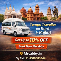 Tempo Traveller on Rent in Rajkot by Mrcabby – Your Perfect Trip Partner
