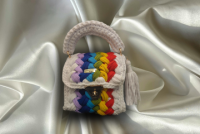 Handmade crochet purse
