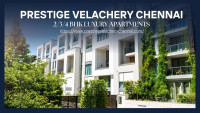 Prestige Velachery Chennai - Luxurious Living Apartments