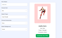 Rope Hero – Character Builder Tool