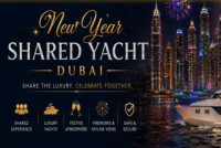 Dubai New Year Shared Yacht with Dinner & Fireworks
