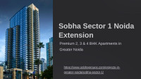 Sobha Sector 1 Noida Extension - Elegant Apartments