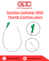 Suction Catheter with Thumb Control Valve