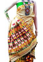 Hand Made Tussar Chadar Mekhela Set