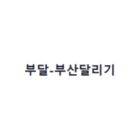 부달-부산달리기