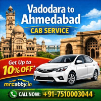 Reliable Vadodara to Ahmedabad Cab Service – Book Today