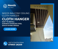 Needs Balcony Ceiling Cloth Hanger Clothes Drying Hanger