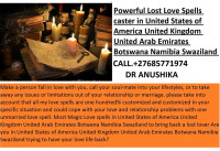 LOST LOVE SPELLS CASTER +27685771974 TO HELP YOU GET BRING BACK YOUR EX LOVER +27685771974