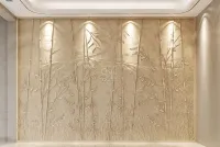 Premium Bamboo Pattern Decorative Wall Cladding - Stone Art By SKL